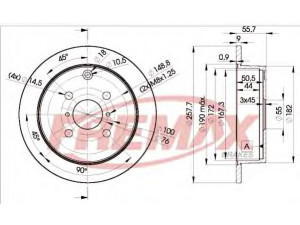 FREMAX BD-2251 stabdžių diskas 
 Stabdžių sistema -> Diskinis stabdys -> Stabdžių diskas
42431-02070