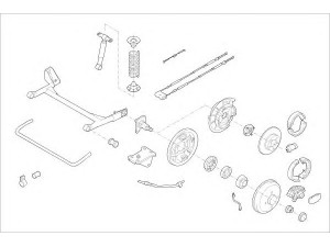 DELPHI FORD-12380-R rato pakaba 
 Ašies montavimas/vairavimo mechanizmas/ratai -> Prekių paieška pagal schemą