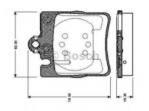 BOSCH 0 986 TB2 350 stabdžių trinkelių rinkinys, diskinis stabdys 
 Techninės priežiūros dalys -> Papildomas remontas
002 420 52 20, A 002 420 52 20