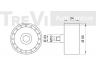 TREVI AUTOMOTIVE TD1546 kreipiantysis skriemulys, paskirstymo diržas 
 Diržinė pavara -> Paskirstymo diržas/komplektas -> Laisvasis/kreipiamasis skriemulys
0K88R12740, 0K55112740A, 0K88R12740