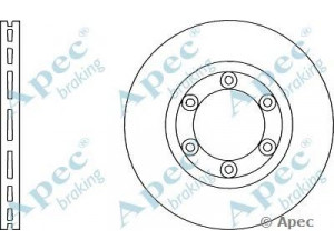 APEC braking DSK3037 stabdžių diskas 
 Stabdžių sistema -> Diskinis stabdys -> Stabdžių diskas
UG523325X