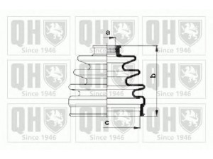 QUINTON HAZELL QJB812 gofruotoji membrana, kardaninis velenas
04438-87113, 44333-SH2-G00, GDG 152