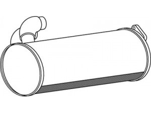DINEX 49362 vidurinis / galinis duslintuvas 
 Išmetimo sistema -> Duslintuvas
81.15101.0161