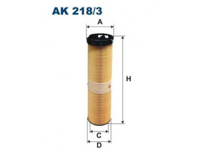 FILTRON AK218/3 oro filtras 
 Techninės priežiūros dalys -> Techninės priežiūros intervalai
6460940104