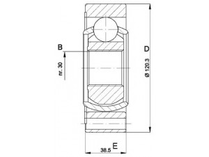 OPEN PARTS CVJ5428.20 jungčių komplektas, kardaninis velenas 
 Ratų pavara -> Sujungimai/komplektas
6383342334