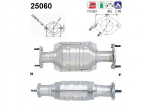 AS 25060 katalizatoriaus keitiklis 
 Išmetimo sistema -> Katalizatoriaus keitiklis
B6EW20600