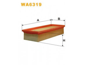 WIX FILTERS WA6319 oro filtras 
 Techninės priežiūros dalys -> Techninės priežiūros intervalai
PHE10012, GFE1141, GFE2483, PHE000120