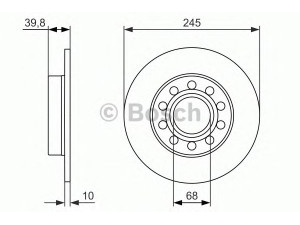 BOSCH 0 986 479 925 stabdžių diskas 
 Dviratė transporto priemonės -> Stabdžių sistema -> Stabdžių diskai / priedai
895 615 601 A, 8E0 615 601 B