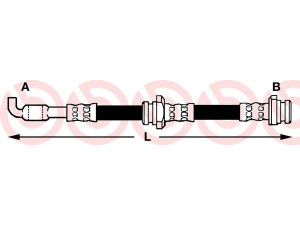 BREMBO T 49 018 stabdžių žarnelė 
 Stabdžių sistema -> Stabdžių žarnelės
GJ2543980, GJ2543980A, 31311, PHD123