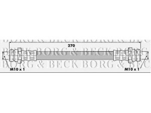 BORG & BECK BBH6327 stabdžių žarnelė 
 Stabdžių sistema -> Stabdžių žarnelės
MB058592, MB238160, MB587741, MB857556