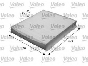 VALEO 715616 filtras, salono oras 
 Šildymas / vėdinimas -> Oro filtras, keleivio vieta
6479-62, 6479-E0, 647962, 6479E0