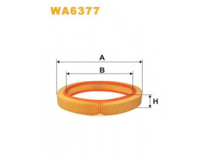 WIX FILTERS WA6377 oro filtras 
 Filtrai -> Oro filtras
343, 5010235, 5017035, 5017848