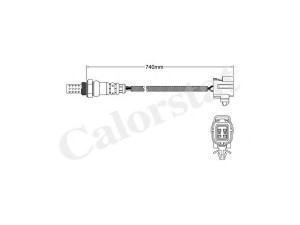 CALORSTAT by Vernet LS140334 lambda jutiklis 
 Variklis -> Variklio elektra
BP3A-18-861, BP3A-18-8619U, BP4X-18-861