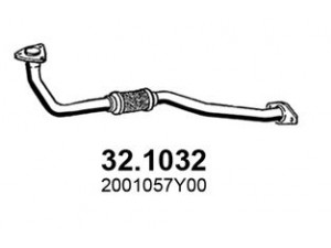 ASSO 32.1032 išleidimo kolektorius 
 Išmetimo sistema -> Išmetimo vamzdžiai
2001057Y00