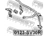 FEBEST 0123-SV30R šarnyro stabilizatorius 
 Ašies montavimas/vairavimo mechanizmas/ratai -> Stabilizatorius/fiksatoriai -> Savaime išsilyginanti atrama
48830-32030, 96561754