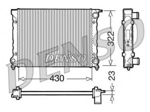 DENSO DRM32004 radiatorius, variklio aušinimas 
 Aušinimo sistema -> Radiatorius/alyvos aušintuvas -> Radiatorius/dalys
191121253D, 191121253K, 353121253AA