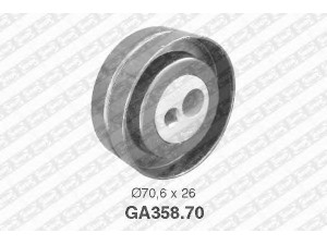 SNR GA358.70 įtempiklio skriemulys, V formos rumbuotas diržas 
 Diržinė pavara -> V formos rumbuotas diržas/komplektas -> Įtempiklio skriemulys
6453-S3, 96217206, 6453-S3
