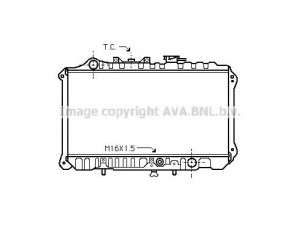 AVA QUALITY COOLING MZ2012 radiatorius, variklio aušinimas 
 Aušinimo sistema -> Radiatorius/alyvos aušintuvas -> Radiatorius/dalys
RF0315200B, RF0315200C, RF0315200D