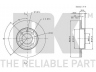 NK 319933 stabdžių diskas 
 Dviratė transporto priemonės -> Stabdžių sistema -> Stabdžių diskai / priedai
171615301, 175615301, 321615301
