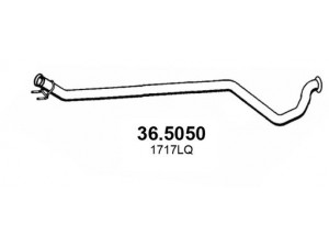 ASSO 36.5050 išleidimo kolektorius 
 Išmetimo sistema -> Išmetimo vamzdžiai
1717LQ