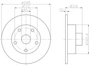 HELLA 8DD 355 104-231 stabdžių diskas 
 Dviratė transporto priemonės -> Stabdžių sistema -> Stabdžių diskai / priedai
8D0615601B, 8D0615601B, 8D0615601B
