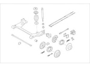 DELPHI OPEL-01829-R rato pakaba 
 Ašies montavimas/vairavimo mechanizmas/ratai -> Prekių paieška pagal schemą