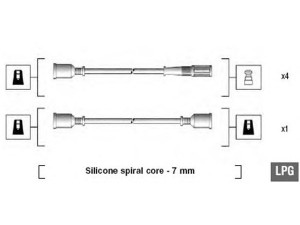 MAGNETI MARELLI 941095340585 uždegimo laido komplektas 
 Kibirkšties / kaitinamasis uždegimas -> Uždegimo laidai/jungtys