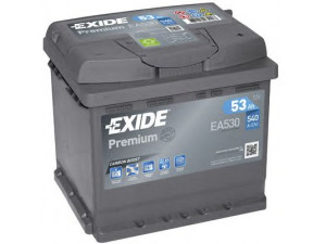 EXIDE EA530 starterio akumuliatorius; starterio akumuliatorius 
 Elektros įranga -> Akumuliatorius
606777030, 77 11 355 484, 8200377257