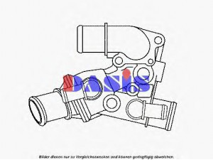 AKS DASIS 751827N termostatas, aušinimo skystis 
 Aušinimo sistema -> Termostatas/tarpiklis -> Thermostat