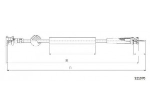 CABOR S21070 tachometro velenas 
 Elektros įranga -> Prietaisai -> Tachometro velenas
6123F4