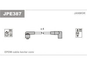 JANMOR JPE387 uždegimo laido komplektas 
 Kibirkšties / kaitinamasis uždegimas -> Uždegimo laidai/jungtys
Z E30-18-140