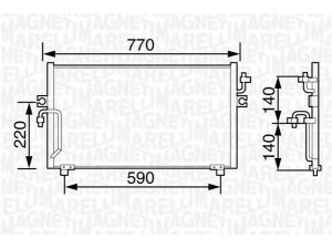 MAGNETI MARELLI 350203481000 kondensatorius, oro kondicionierius 
 Oro kondicionavimas -> Kondensatorius
92100-BV000