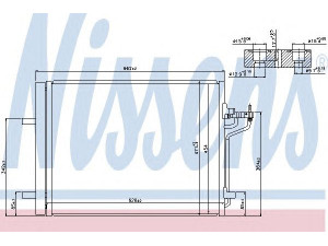NISSENS 940183 kondensatorius, oro kondicionierius 
 Oro kondicionavimas -> Kondensatorius
1693590, 8V6119710FA