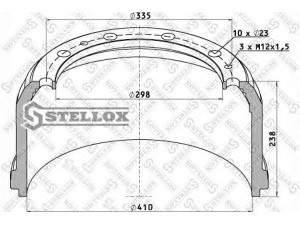 STELLOX 85-00173-SX stabdžių būgnas 
 Stabdžių sistema -> Būgninis stabdys -> Stabdžių būgnas
3014230101