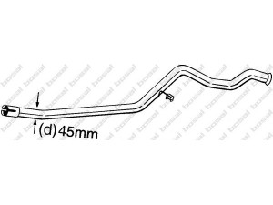 BOSAL 889-497 remonto vamzdis, katalizatorius 
 Išmetimo sistema -> Išmetimo vamzdžiai