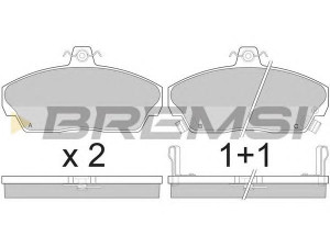 BREMSI BP2502 stabdžių trinkelių rinkinys, diskinis stabdys 
 Techninės priežiūros dalys -> Papildomas remontas
45022S6DE01, 45022S6DE51, 45022S6SE50