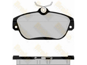 Brake ENGINEERING PA1084 stabdžių trinkelių rinkinys, diskinis stabdys 
 Techninės priežiūros dalys -> Papildomas remontas
271349, 2713493, 271737, 2717379