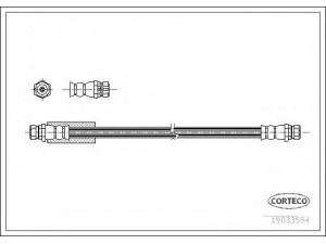 CORTECO 19033594 stabdžių žarnelė 
 Stabdžių sistema -> Stabdžių žarnelės
1K0611775, 1K0611775A, 1K0611775C