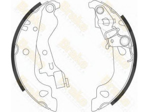 Brake ENGINEERING SH2558 stabdžių trinkelių komplektas 
 Techninės priežiūros dalys -> Papildomas remontas
71739596, 77362295, 9948372