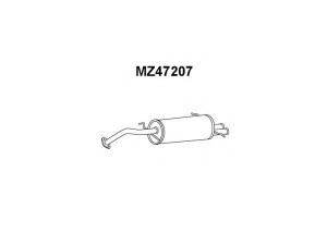 VENEPORTE MZ47207 galinis duslintuvas 
 Išmetimo sistema -> Duslintuvas
BP3340100B, BP3340100D, BP3340100E