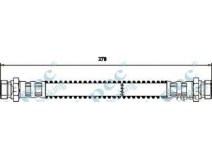 APEC braking HOS3471 stabdžių žarnelė 
 Stabdžių sistema -> Stabdžių žarnelės
587371C000