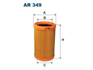 FILTRON AR349 oro filtras 
 Techninės priežiūros dalys -> Techninės priežiūros intervalai
1444Q9, 1654600QAG, 77 01 065 985