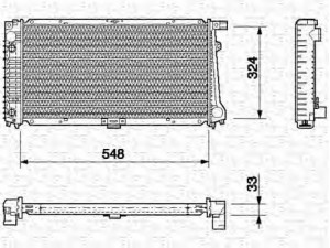 MAGNETI MARELLI 350213698000 radiatorius, variklio aušinimas 
 Aušinimo sistema -> Radiatorius/alyvos aušintuvas -> Radiatorius/dalys
17111178098, 17111178216, 17111712363