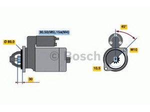 BOSCH 0 986 015 740 starteris 
 Elektros įranga -> Starterio sistema -> Starteris
DBC 2937, DBC 6923