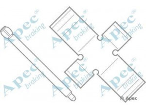 APEC braking KIT424 priedų komplektas, stabdžių trinkelė 
 Stabdžių sistema -> Būgninis stabdys -> Dalys/priedai