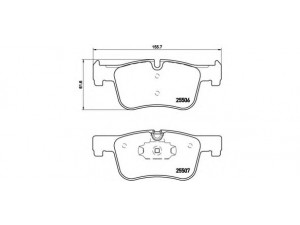 BREMBO P 06 070 stabdžių trinkelių rinkinys, diskinis stabdys 
 Techninės priežiūros dalys -> Papildomas remontas
34116850568