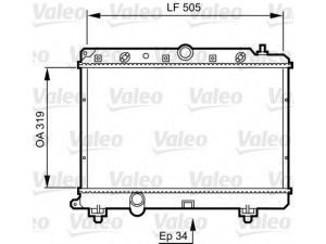 VALEO 731817 radiatorius, variklio aušinimas 
 Aušinimo sistema -> Radiatorius/alyvos aušintuvas -> Radiatorius/dalys
PCC113540, GRD1076, GRD170, GRD930