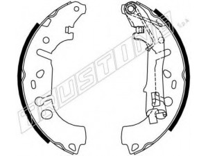 TRUSTING 7389 stabdžių trinkelių komplektas 
 Techninės priežiūros dalys -> Papildomas remontas