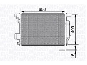 MAGNETI MARELLI 350203649000 kondensatorius, oro kondicionierius 
 Oro kondicionavimas -> Kondensatorius