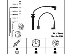 NGK 7248 uždegimo laido komplektas 
 Kibirkšties / kaitinamasis uždegimas -> Uždegimo laidai/jungtys
04773841, 4773 841, 4773 841